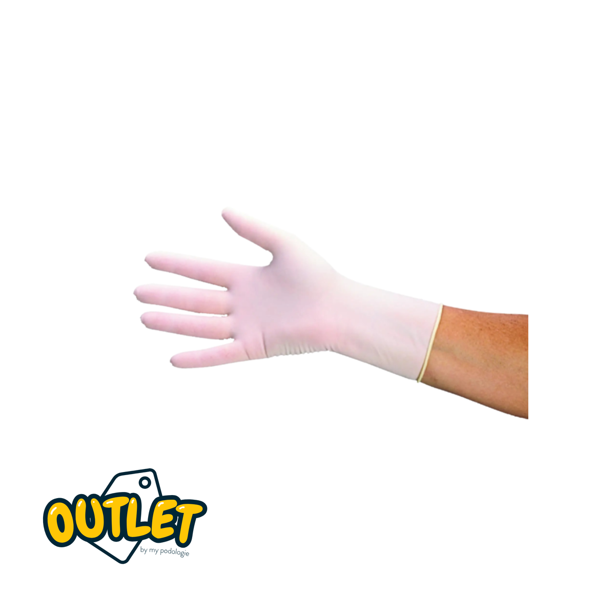 Latex examination gloves - Size M - Box of 100 - My Podologie // Clearance