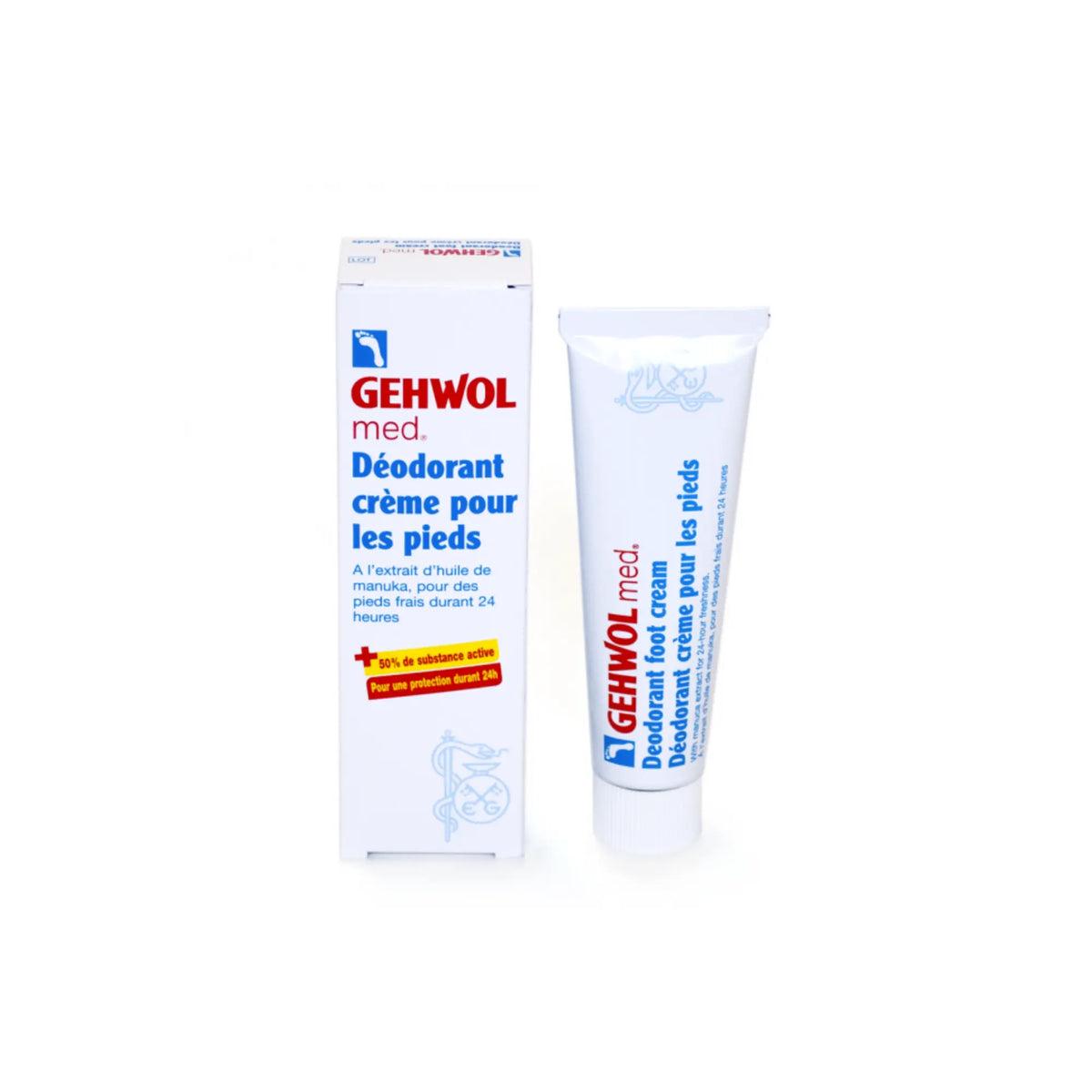 Gehwol - Deodorant foot cream - 1 tube of 75 ml