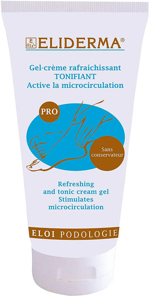 Refreshing and Toning Gel Cream - 75 ml - Eliderma - My Podologie