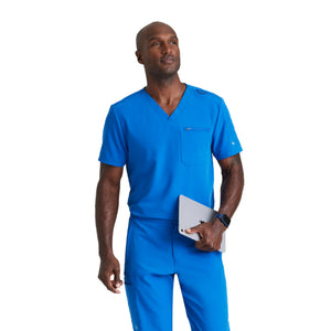 Geneva - V-Neck Tunic - Men - Barco Unify BARCO  Royal Blue / XL