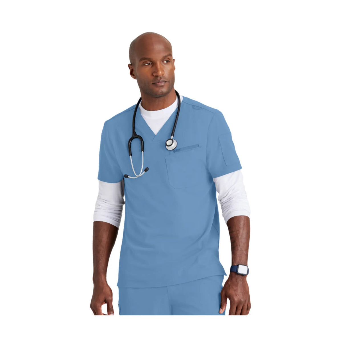 Geneva - V-Neck Tunic - Men - Barco Unify BARCO  Sky Blue / XL