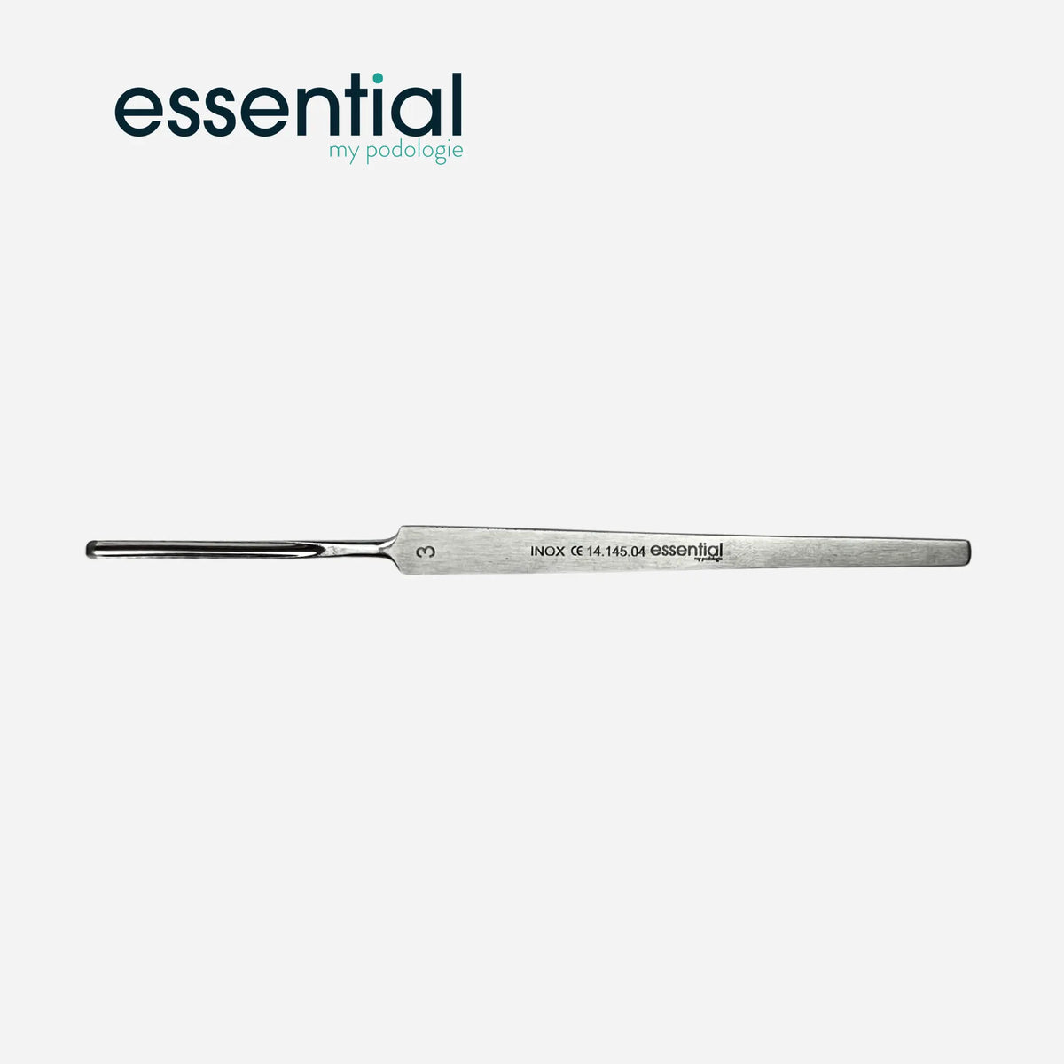 Sharp one-piece gouge - 14.5 cm - Stainless steel - Essential by My Podologie
