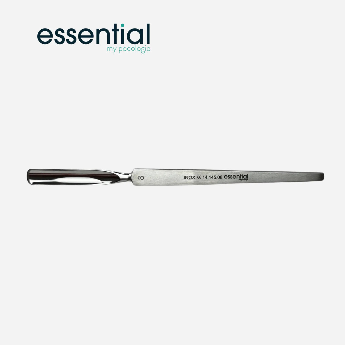 Sharp one-piece gouge - 14.5 cm - Stainless steel - Essential by My Podologie