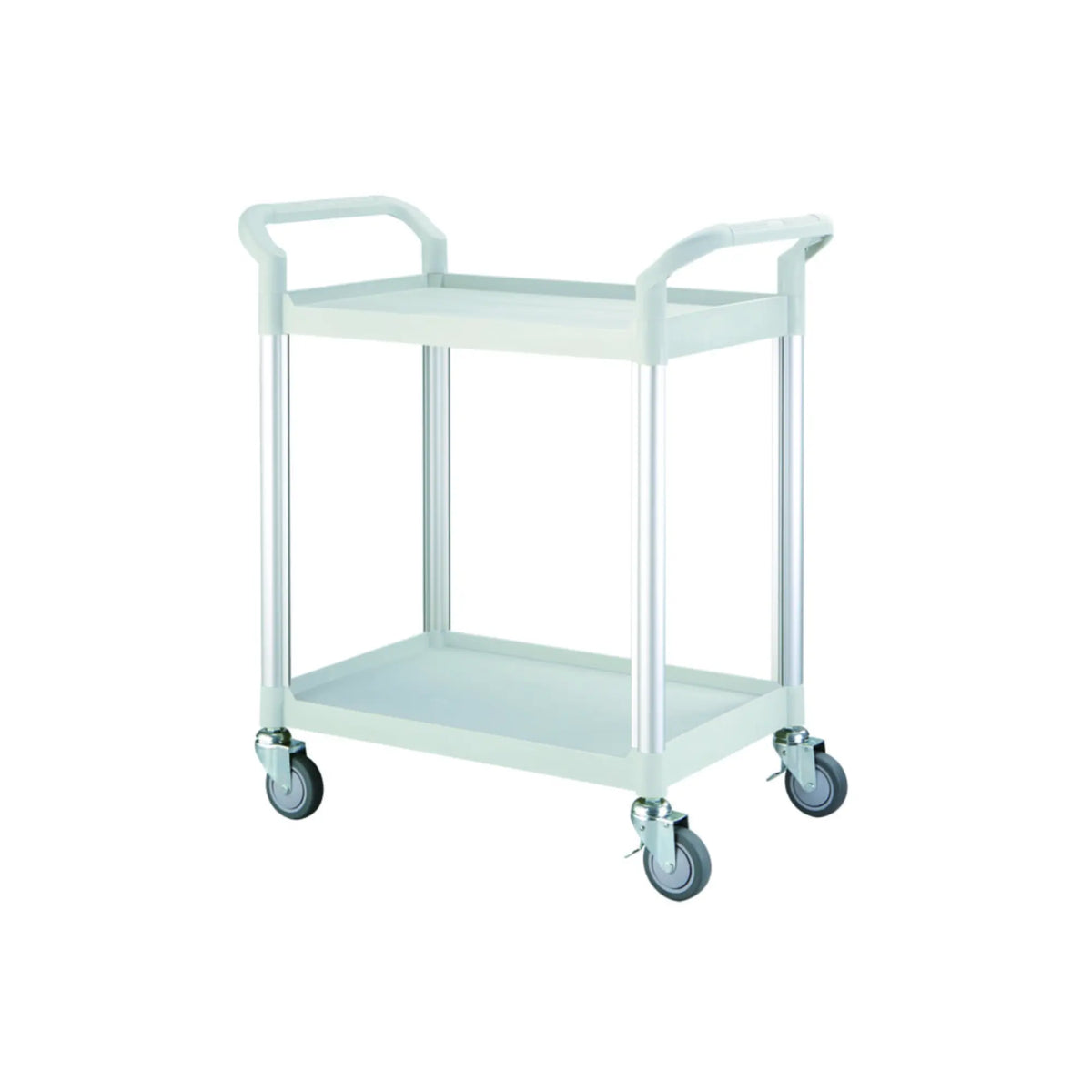 Plastic pedestal table - 2 trays - 61.5 x 45 cm - With handles - My Podologie