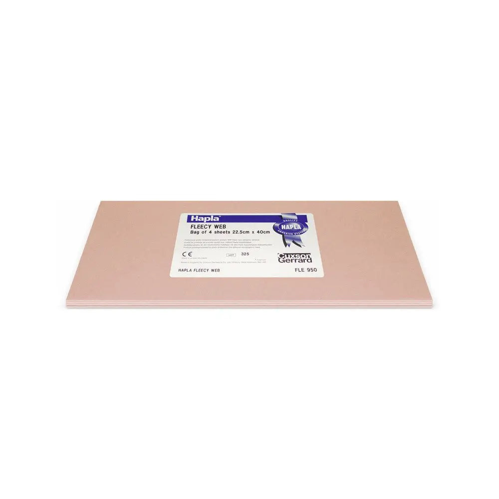 Hapla - Hypoallergenic Fleecy Web - 1mm - 4 plates adhesive bandage - Cuxson Gerrard - My Podiatry