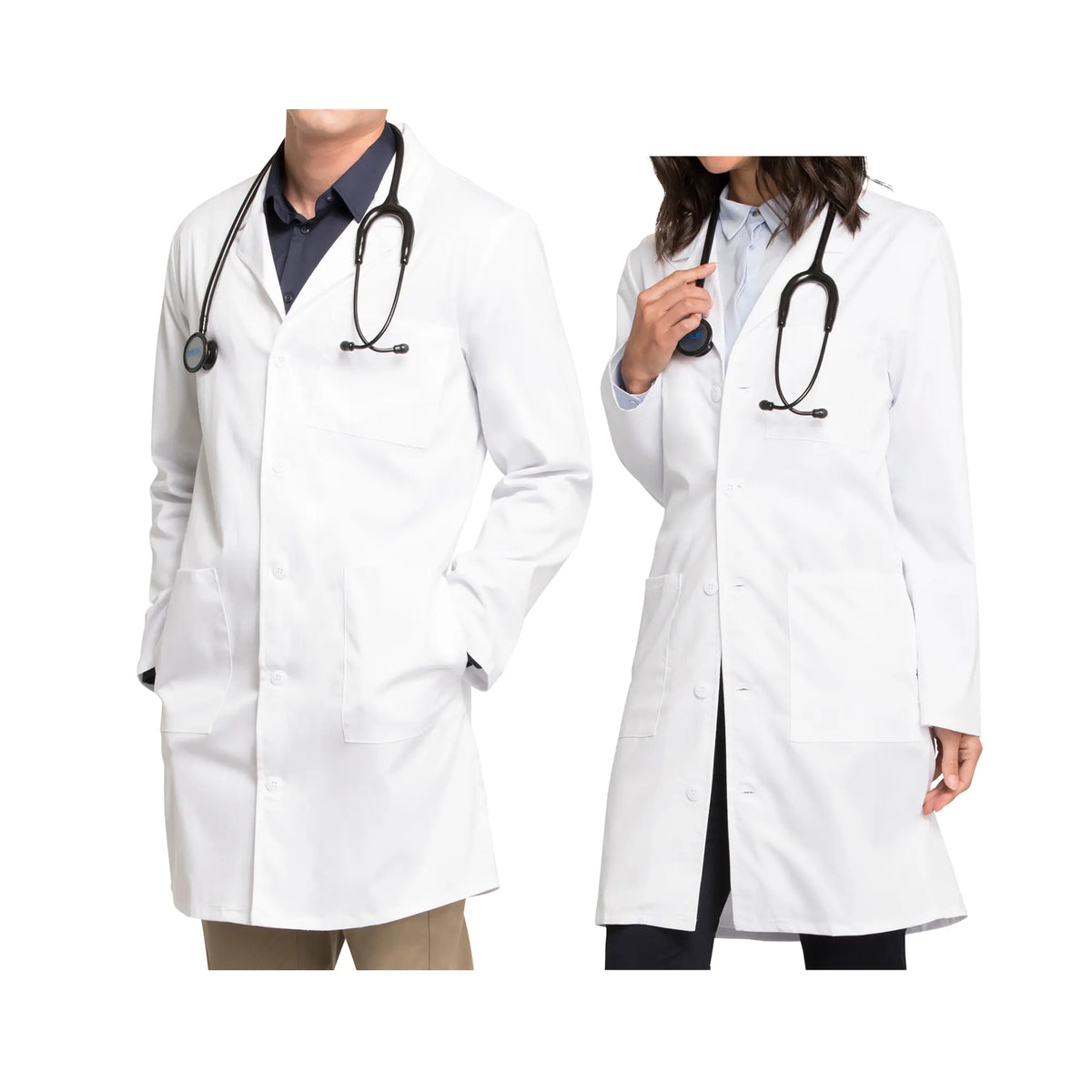 Hendaye - White medical coat - Unisex - 97 cm - Cherokee Cherokee Authentic Workwear 