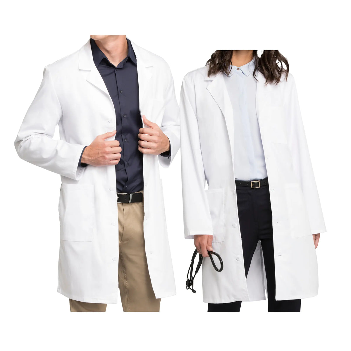 Hendaye - White medical coat - Unisex - 97 cm - Cherokee Cherokee Authentic Workwear 