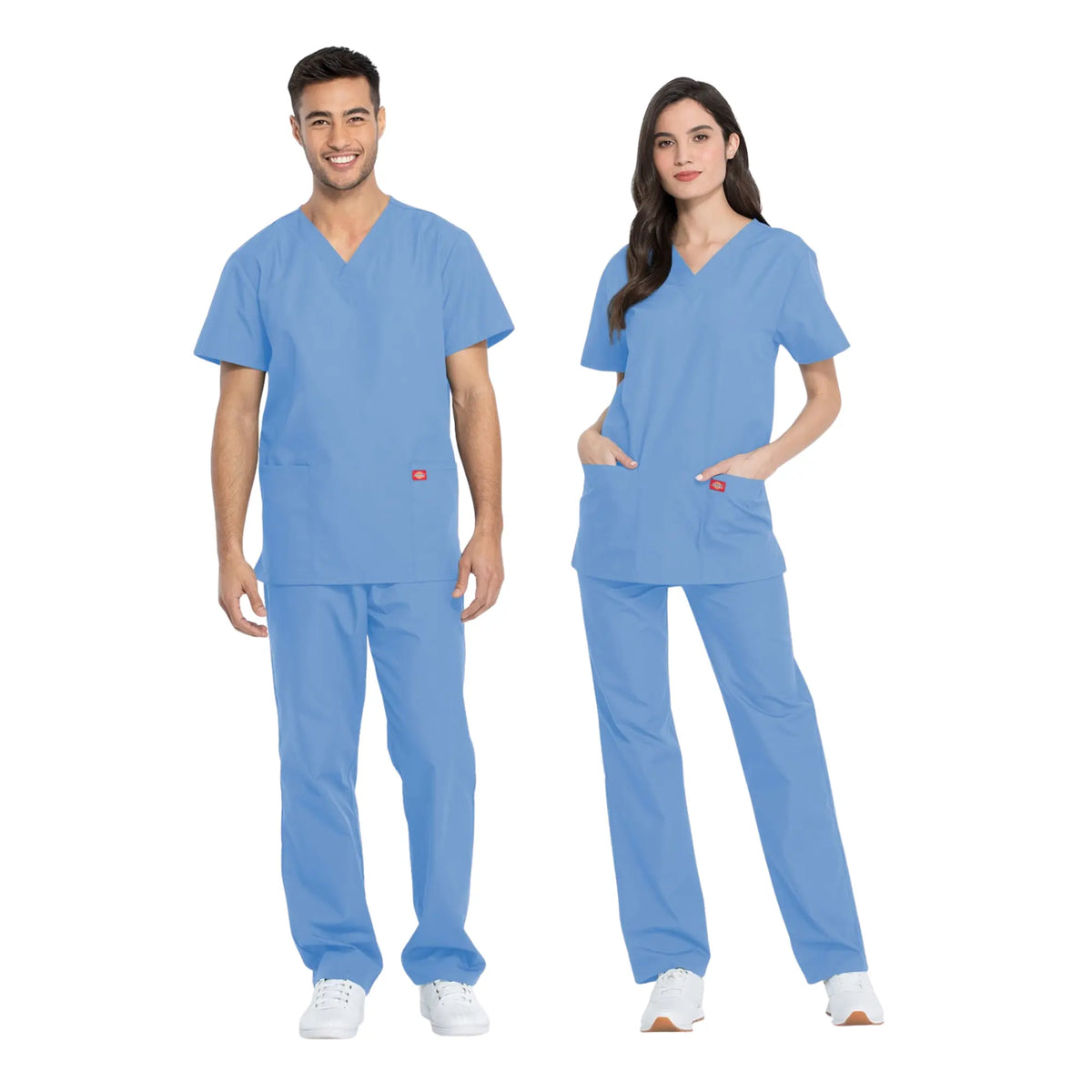 Hossegor - Medical set - V-neck tunic and pants - Unisex - Dickies Dickies  Sky Blue / XXXL