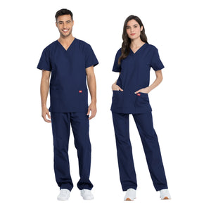 Hossegor - Medical set - V-neck tunic and pants - Unisex - Dickies Dickies  Navy Blue / XXXL