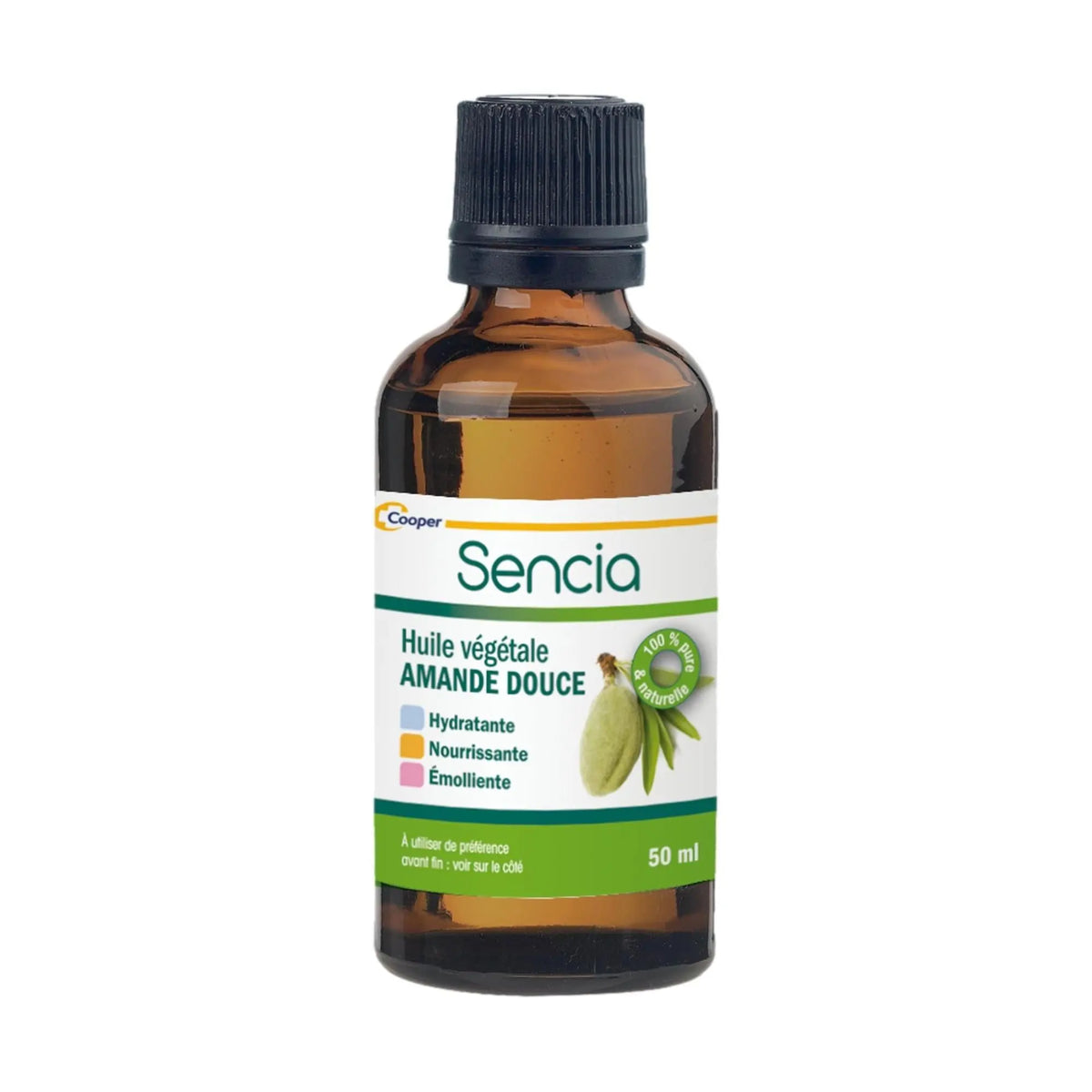Sweet almond oil 50 ml - Sencia - My Podologie