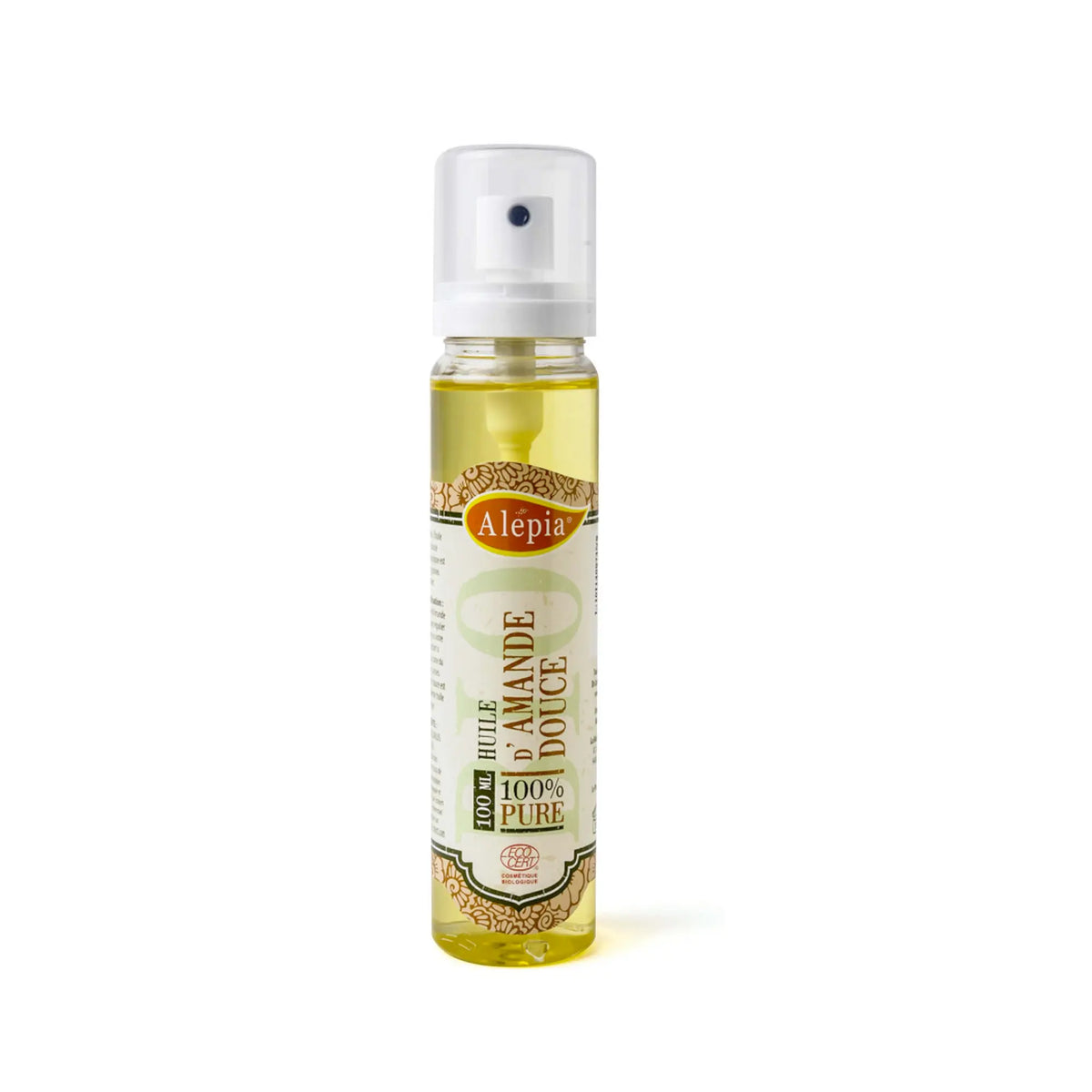 ORGANIC Sweet Almond Oil - 100 ml - Alépia - My Podologie