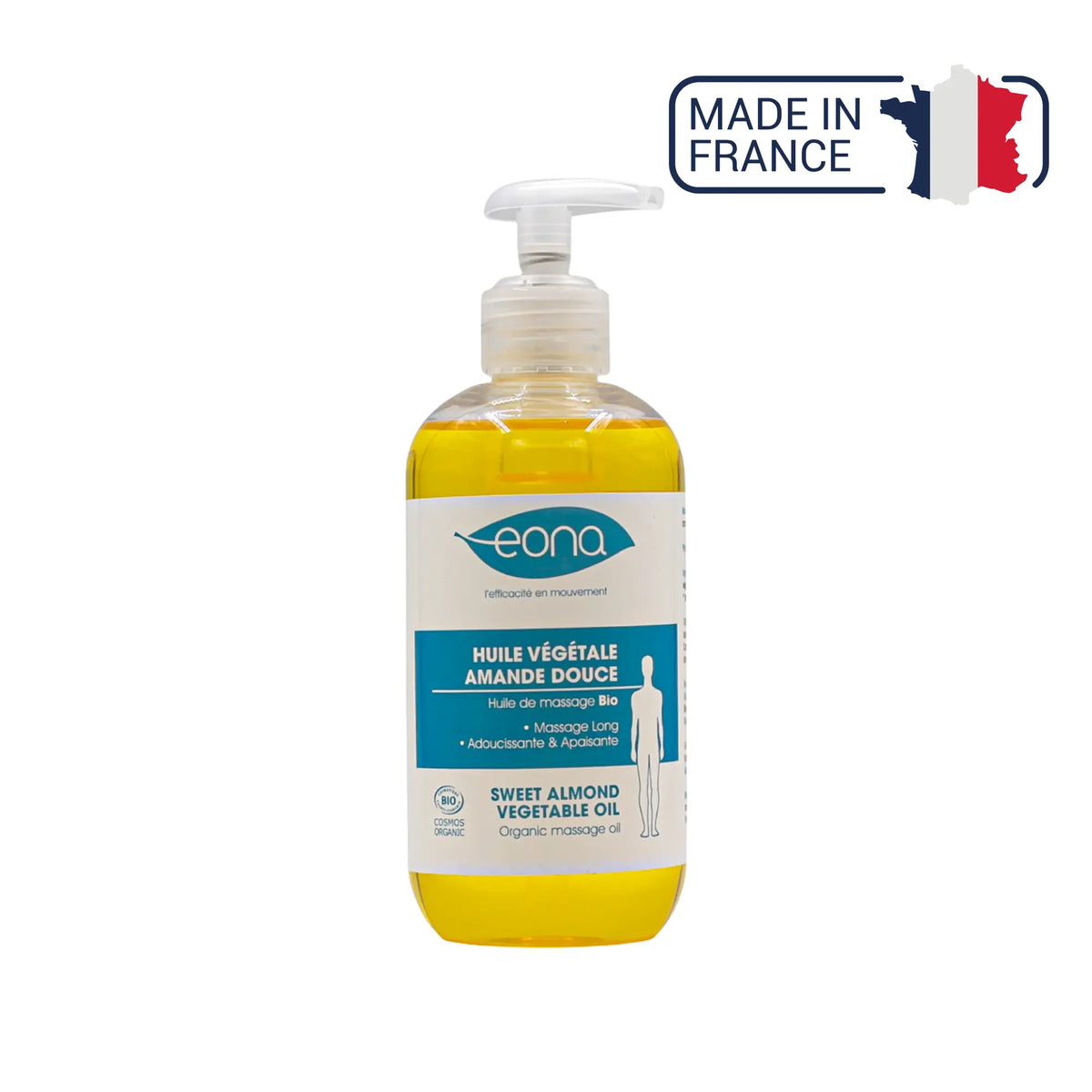 Aceite de masaje - Almendra dulce - 250 ml - Ecológico - Eona Eona 