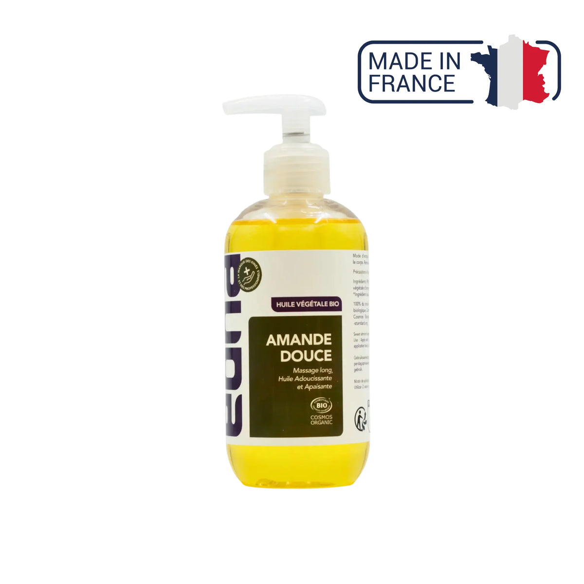 Massage oil - Sweet almond - 250 ml - Organic - Eona Eona 