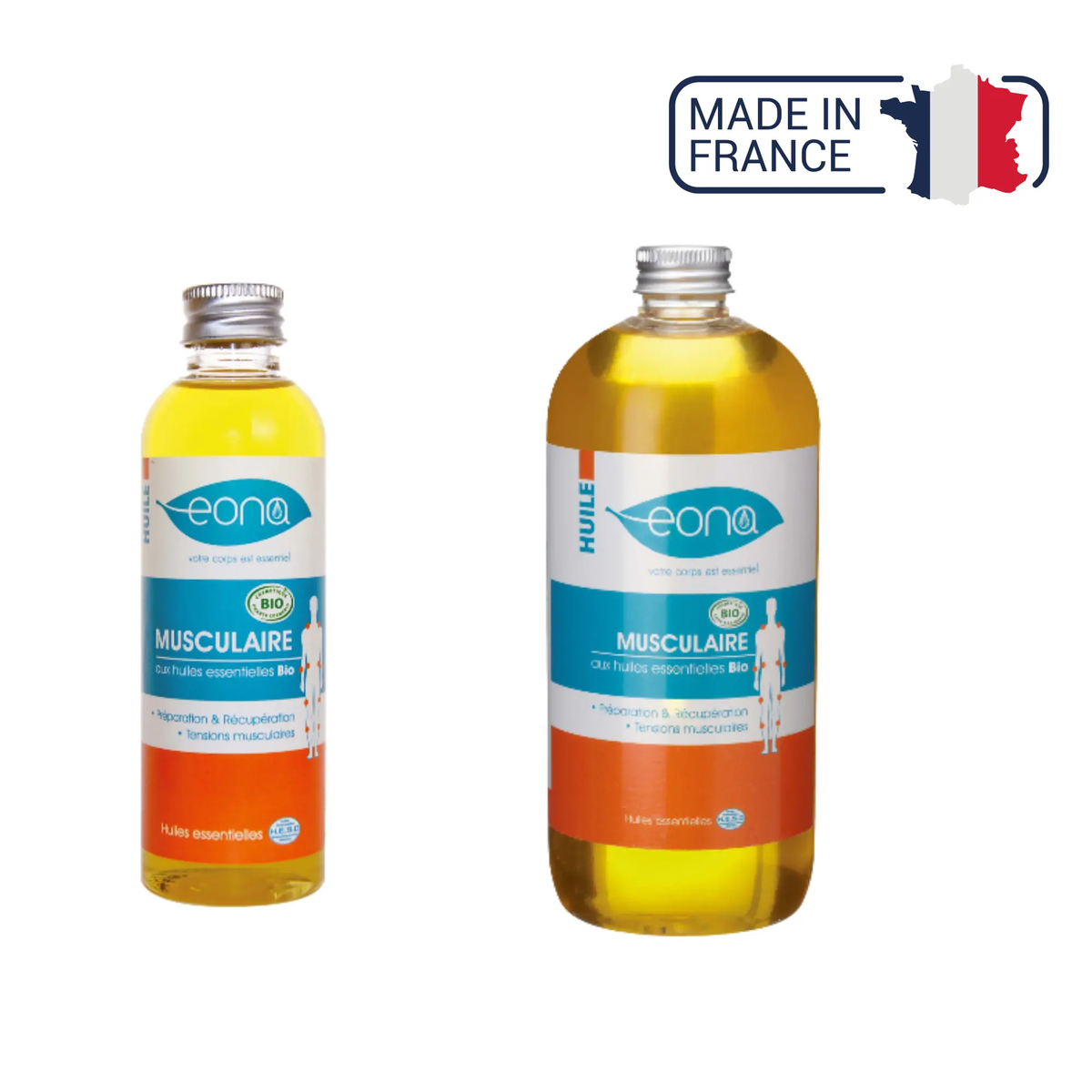 Massage oil - Muscle - Organic - 2 capacities - Eona Eona 
