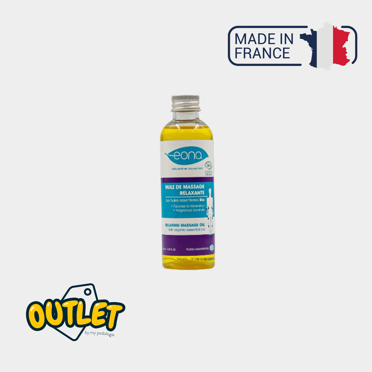 Massage oil - Relaxing - 100 ml - Organic - Eona // Outdated date Eona 