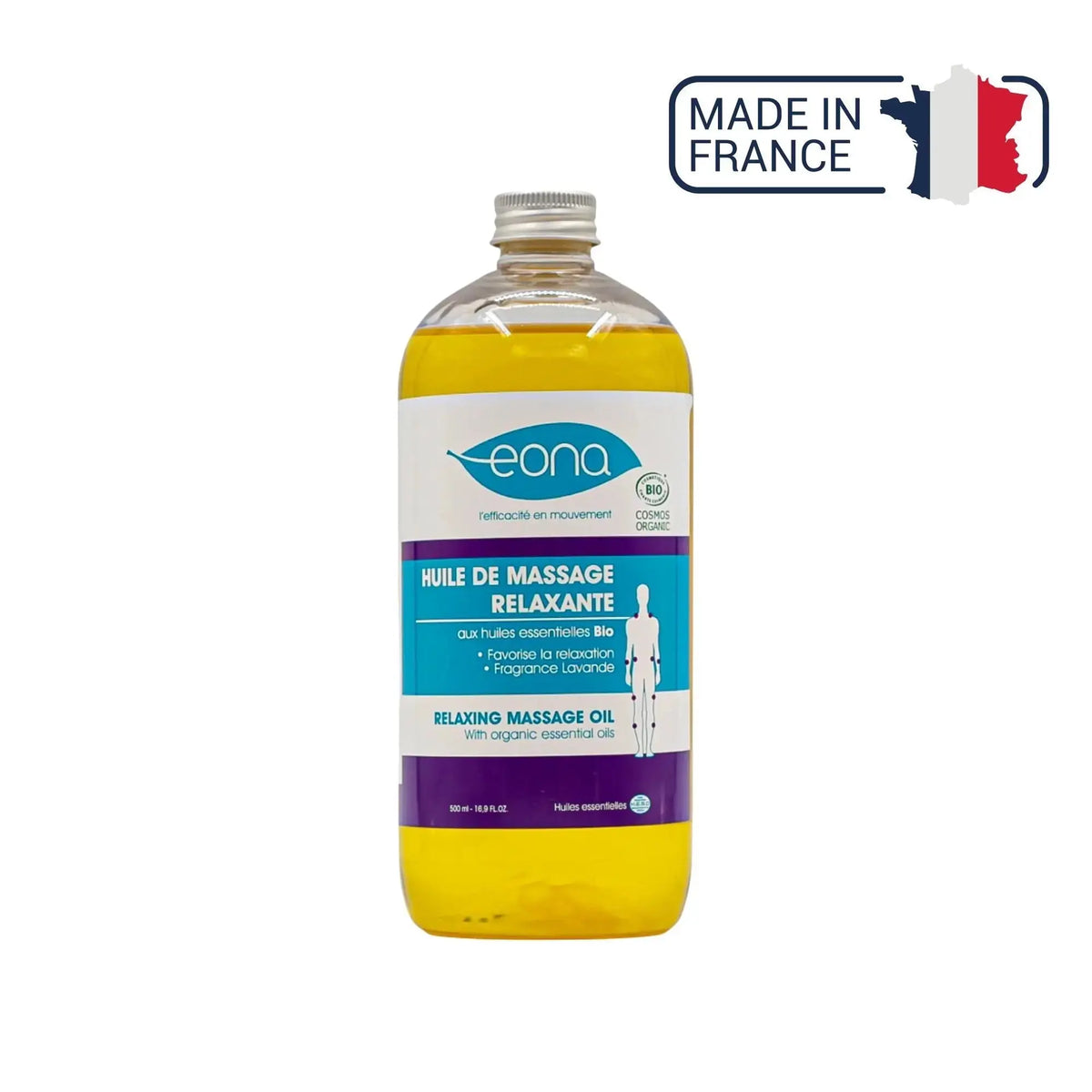 Massage oil - Relaxing - Organic - 2 capacities - Eona Eona 