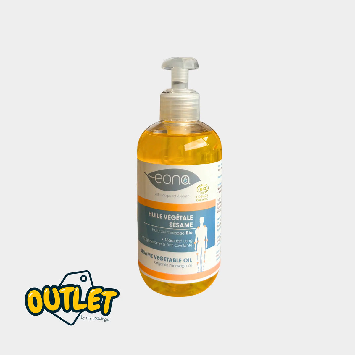 Massage oil - Sesame - 250 ml - Organic - Eona // Short date Eona 