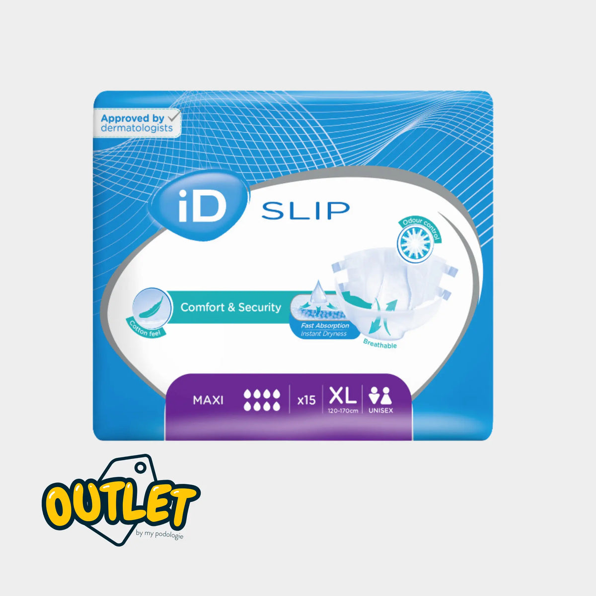 ID Slip - Couches adultes - Tailles & Absorptions Variées // Destockage ID Direct 
