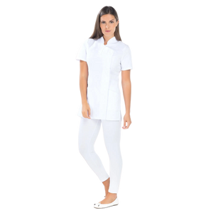 Inès - Blusa larga - Manga corta - Mujer - 105 cm 