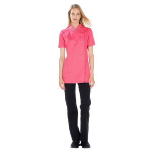 Inès - Blusa larga - Manga corta - Mujer - 105 cm 