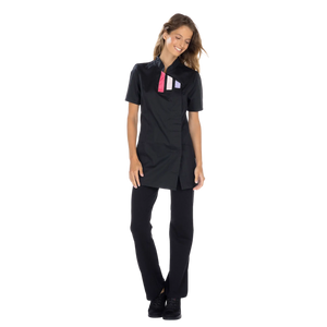 Inès - Blusa larga - Manga corta - Mujer - 105 cm 