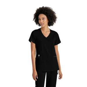 Kim - Crossover V-neck tunic - Women - Grey’s Anatomy Stretch Grey’s Anatomy 