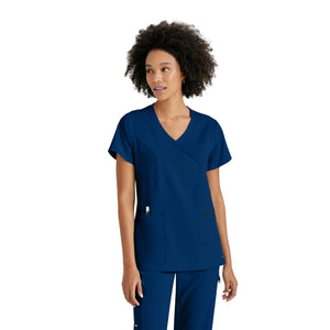 Kim - Crossover V-neck tunic - Women - Grey’s Anatomy Stretch Grey’s Anatomy 
