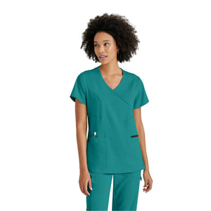 Kim - Crossover V-neck tunic - Women - Grey’s Anatomy Stretch Grey’s Anatomy 