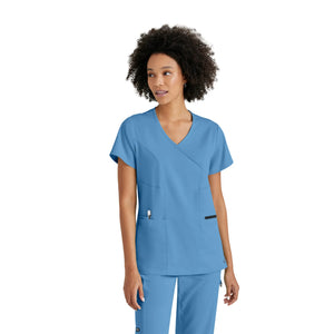 Kim - Crossover V-neck tunic - Women - Grey’s Anatomy Stretch Grey’s Anatomy 