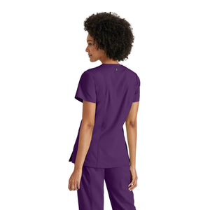 Kim - Crossover V-neck tunic - Women - Grey’s Anatomy Stretch Grey’s Anatomy 