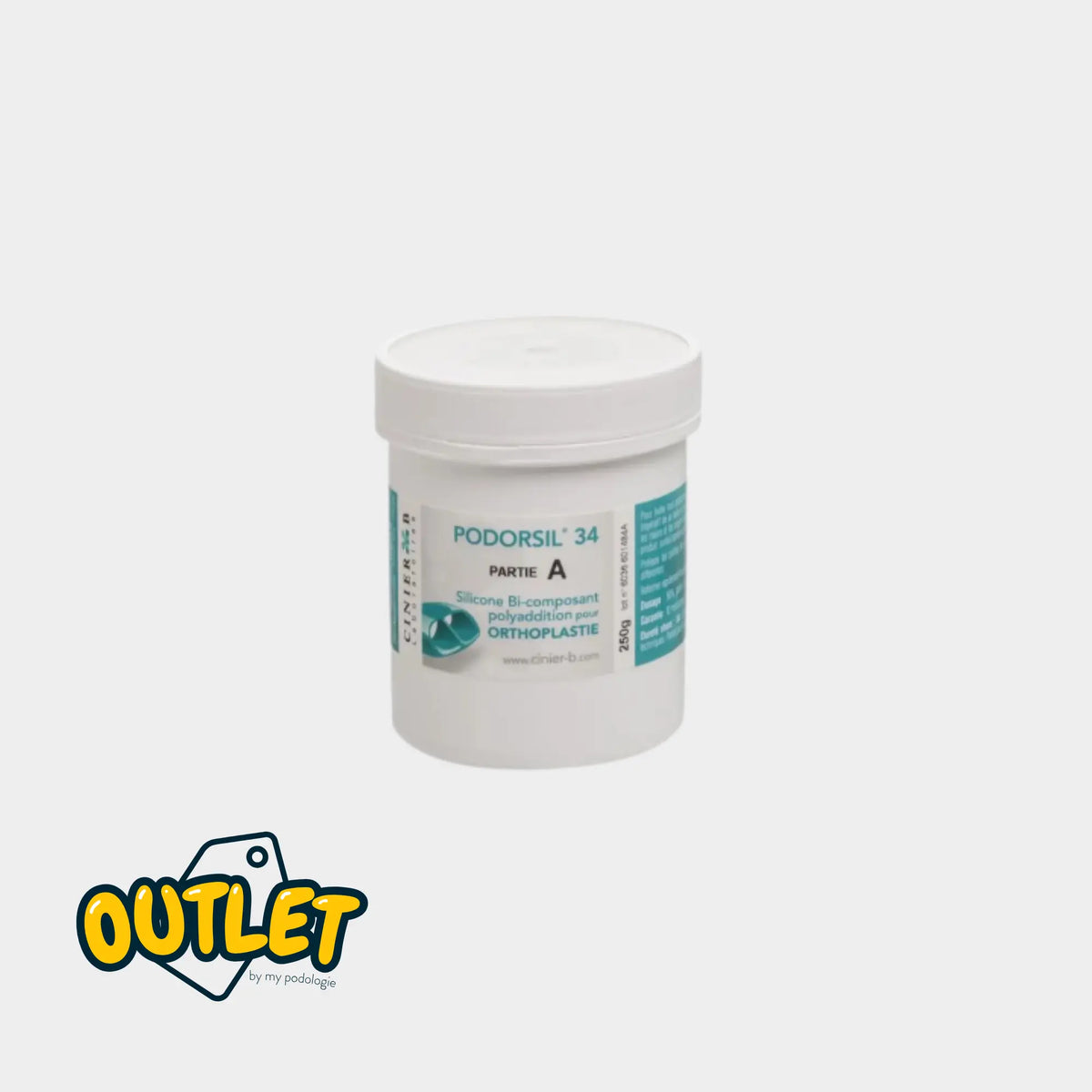 Catalyst Orthoplasty Kit - 250 gr - Shore 34 - A - Podorsil 34 // Podorsil Default 