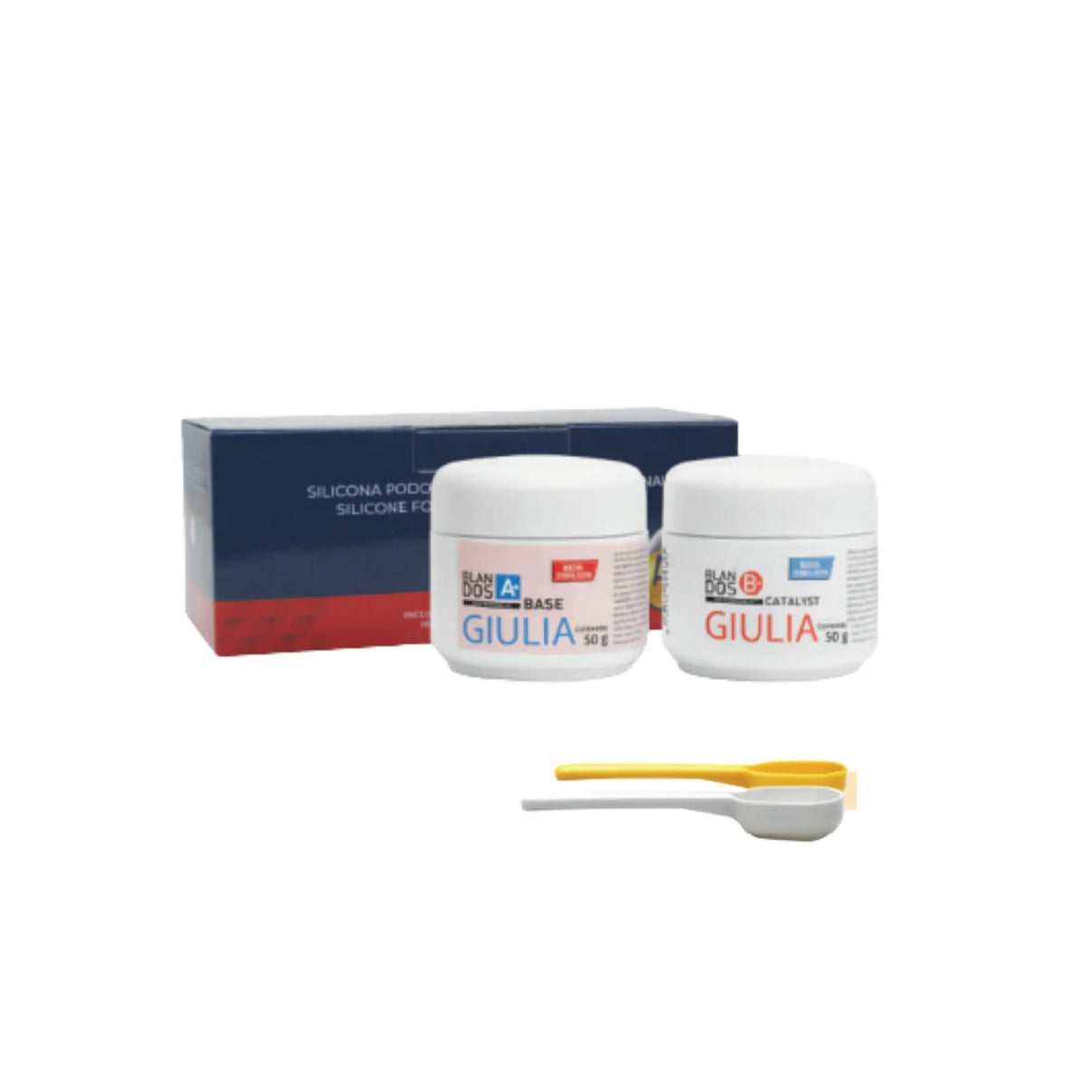 Kit Silicone et Catalyseur GIULIA - Shore A2-3 - A + B - Herbitas Herbitas 