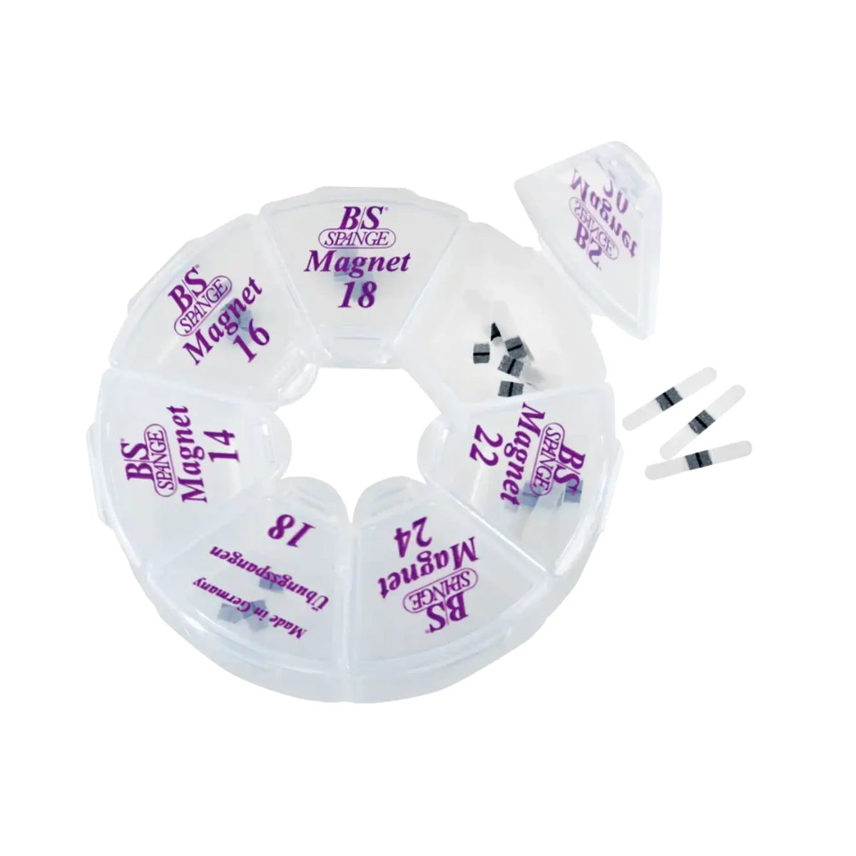 B/S Magnets tab kit - Assortment of 40 tabs - Width 3mm - B/S-Spange B/S Spange 