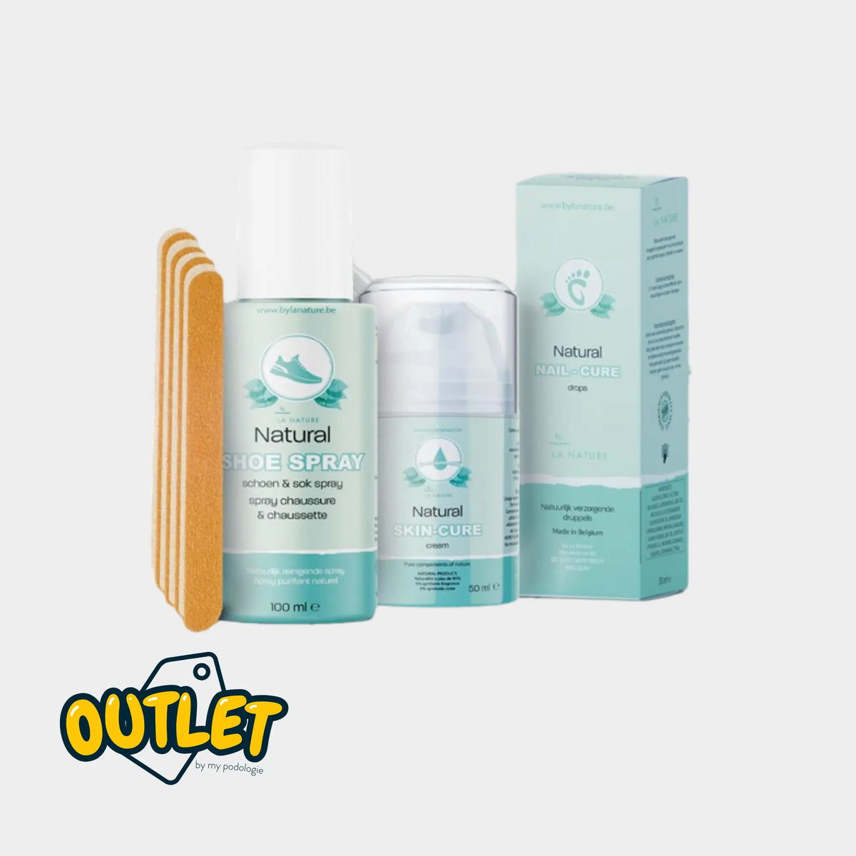 Kit of natural solutions for nail treatment - By LA NATURE // End of series By La Nature 
