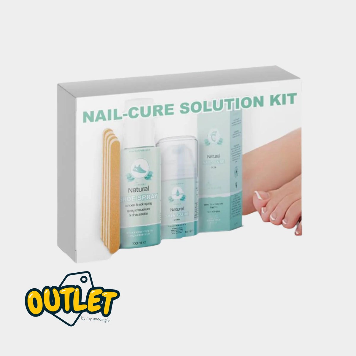 Kit of natural solutions for nail treatment - By LA NATURE // End of series By La Nature 