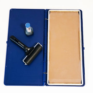 Impression taking kit - 1 podograph + 1 blue ink + 1 ink roller + 50 My Podologie examination sheets 