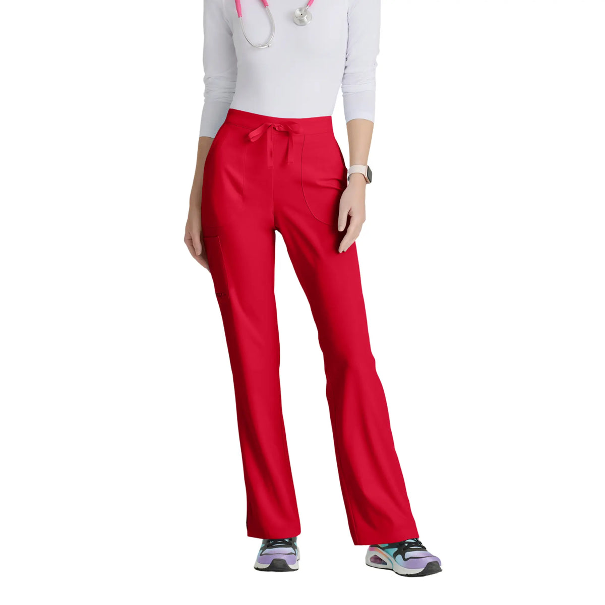 Kora - Pantalón médico cargo - Mujer - Skechers SKECHERS Rojo / XL