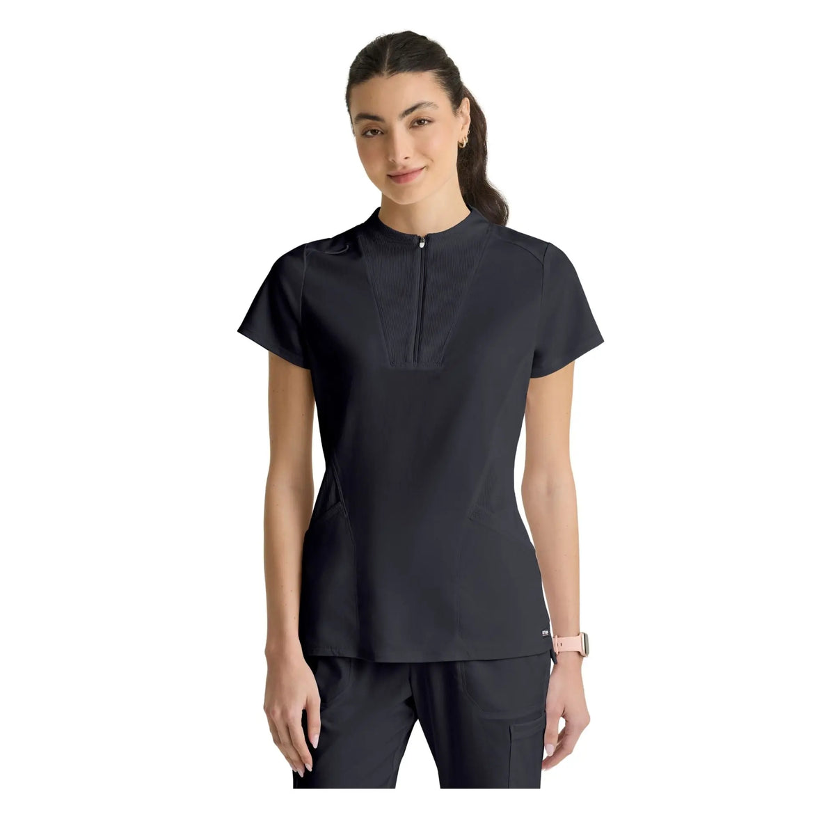 Kristi - High neck zipped tunic - Women - Grey’s Anatomy Stretch Grey’s Anatomy 