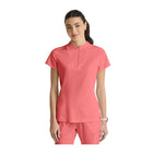 Kristi - High collar zipped tunic - Women - Grey’s Anatomy Stretch
