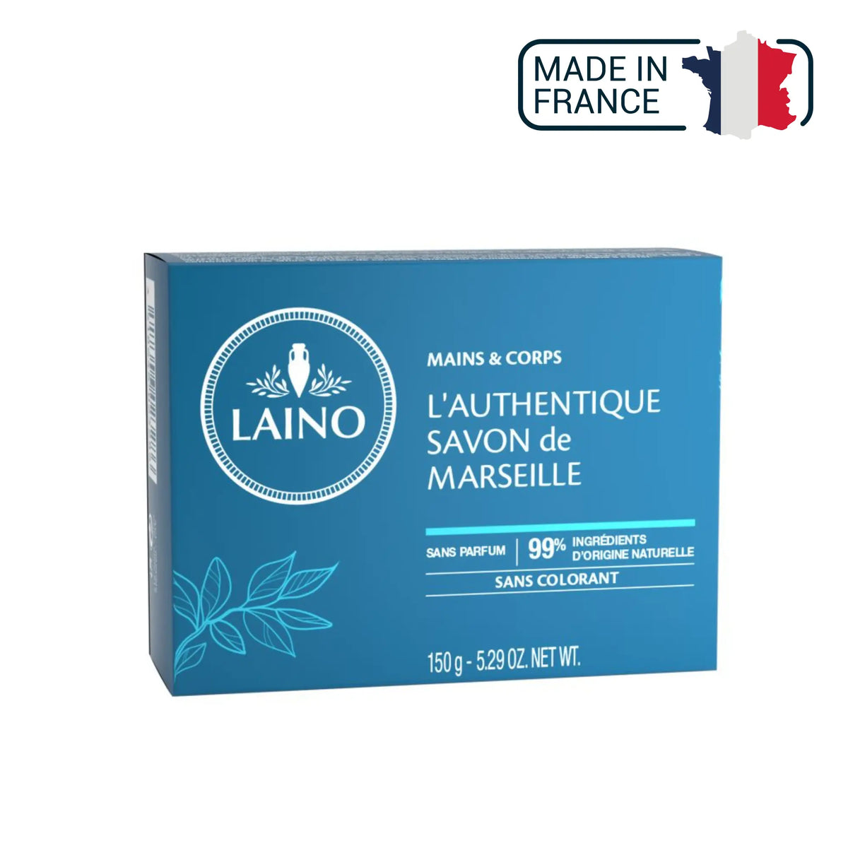 The authentic Marseille soap 150 g - Laino - My Podologie