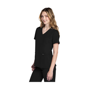 Lacanau - Medical tunic - V-neck - Short sleeves - Women - Cherokee Cherokee Authentic Workwear 