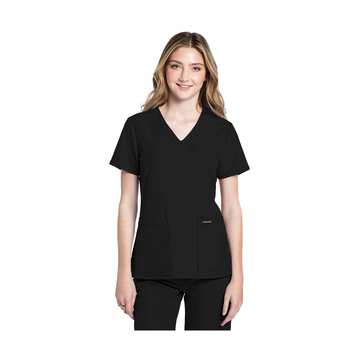 Lacanau - Medical tunic - V-neck - Short sleeves - Women - Cherokee Cherokee Authentic Workwear 