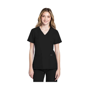 Lacanau - Medical tunic - V-neck - Short sleeves - Women - Cherokee Cherokee Authentic Workwear 