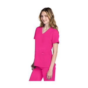 Lacanau - Medical tunic - V-neck - Short sleeves - Women - Cherokee Cherokee Authentic Workwear 