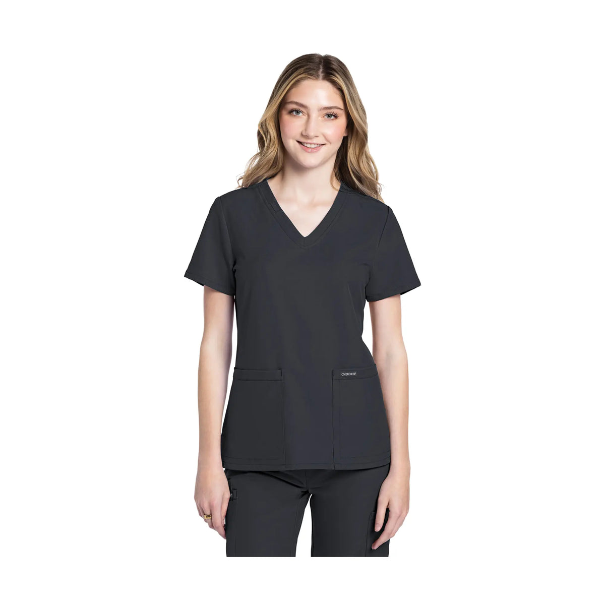 Lacanau - Medical tunic - V-neck - Short sleeves - Women - Cherokee Cherokee Authentic Workwear 
