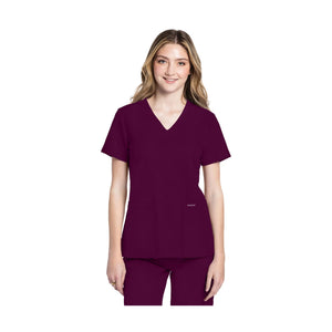 Lacanau - Medical tunic - V-neck - Short sleeves - Women - Cherokee Cherokee Authentic Workwear 