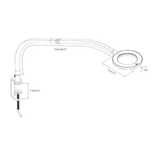 Omega 3.5 LED magnifying lamp - Ruck Ruck 