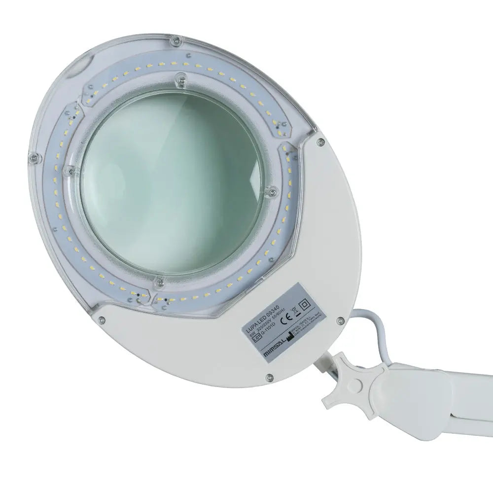 Lámpara lupa articulada LUPA LED HF - 8W - 5 dioptrías - MIMSAL - My Podologie