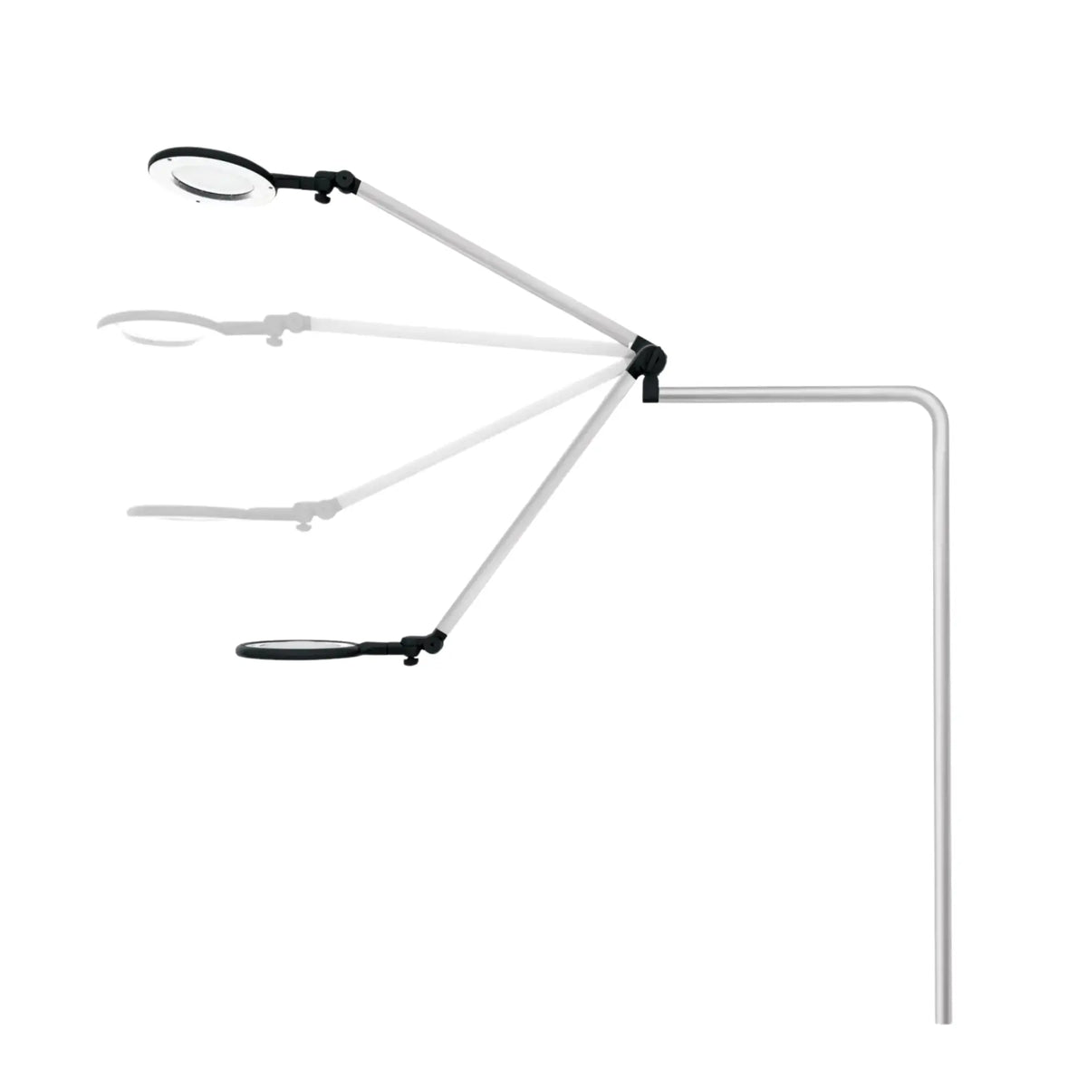 Integrated magnifying lamp - Circle XL Professional - Anti-friction joint - Ruck Ruck 