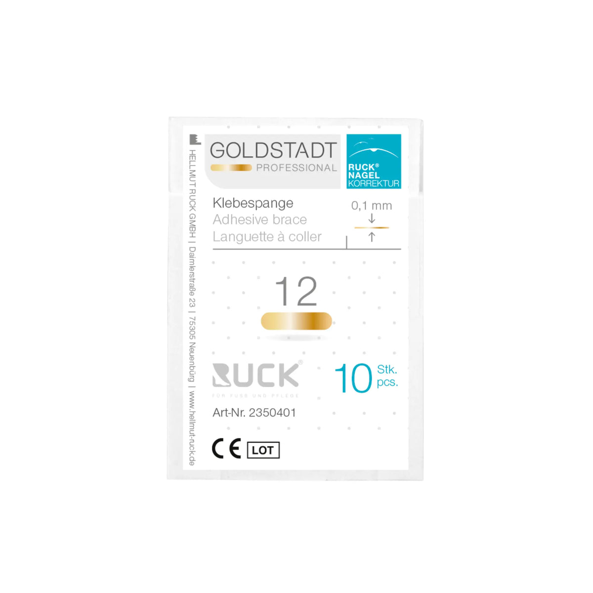 Goldstadt Tabs - Flat Model - Pack of 10 - Ruck - My Podologie